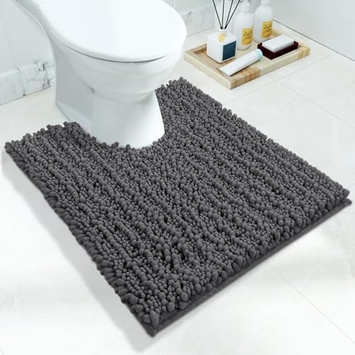 Toilet Rug U Shaped Washable 24x20 Inch