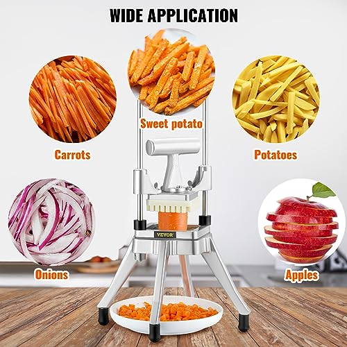 Commercial Vegetable Fruit Chopper 1 (Push style 1/4″)