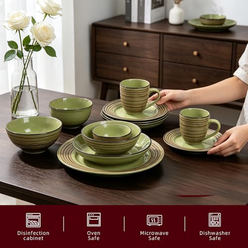 48 Piece Dinnerware Set (Oak Forest / Service for 8 - 48pc Set)