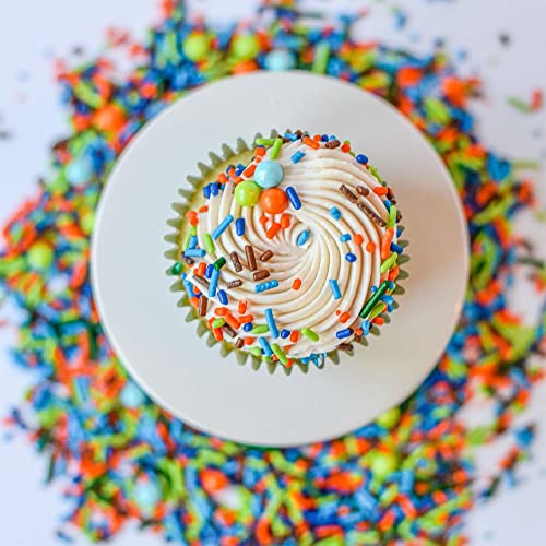 Dinosaur Sprinkles for Cupcakes Cake Decorating (4 Ounce)