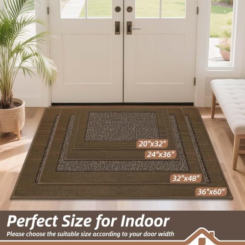 Indoor Door Mat 32" x 48" (Brown / 32" X 48" (Rectangular))