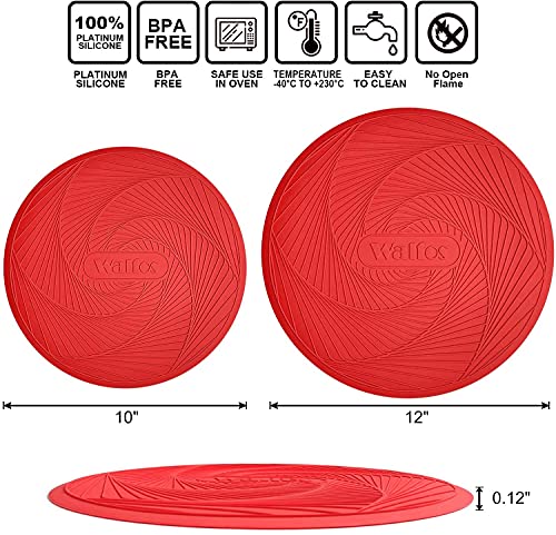 12 10 Inch Silicone Microwave Mats (2 Count)