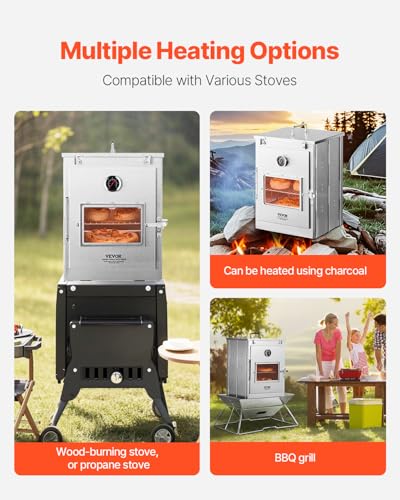 Foldable Camping Oven (30 Liters / Silver)