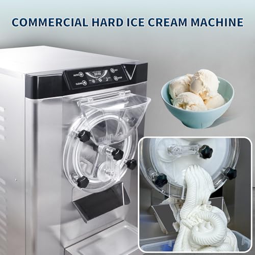2000W Commercial Hard Ice Cream Machine (6.3Gph short)