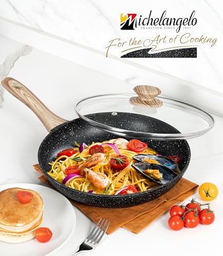 Non Stick Frying Pans (Black Granite / 12 Inch)