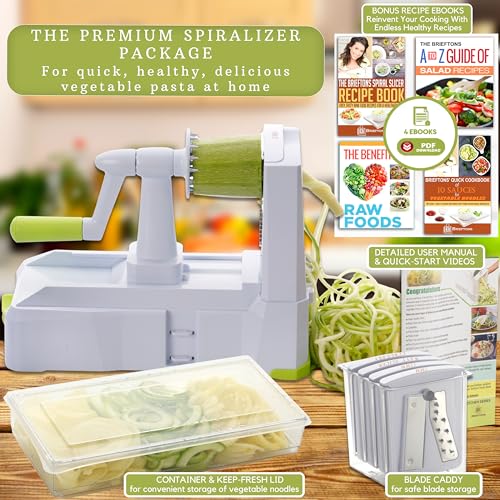 7 Blade Vegetable Spiralizer (White ( 7 Blades ))