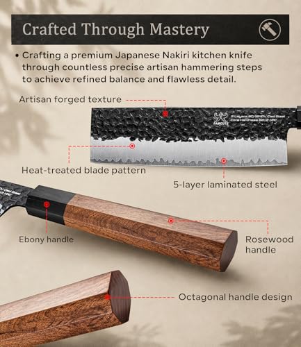 7'' Nakiri Knife (7 Inch Nakiri Knife)