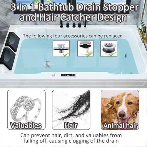 Bathtub Drain Stopper (Brushed Nickel)