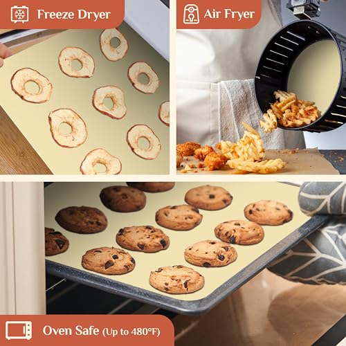 Silicone Baking Mat Roll (Beige / 72"L x 20"W)