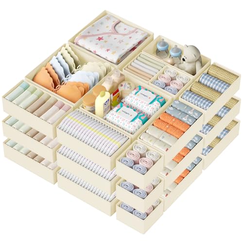 Drawer Organizer Clothes Storage (24 Count)