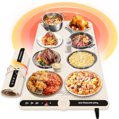 Warming Mat for Food Extra Large (Beige-xxl(31.7in X 15in))