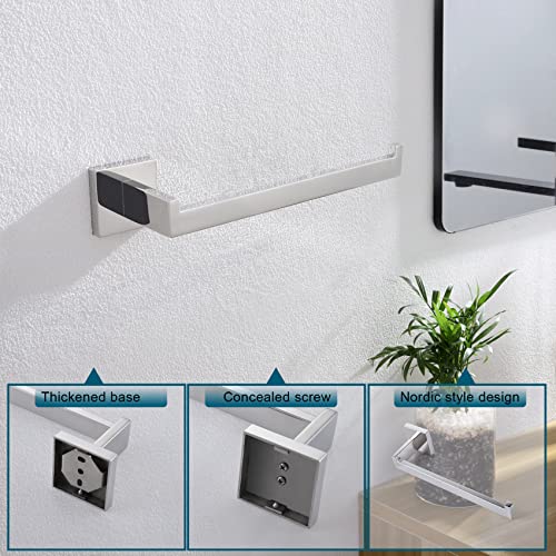 Towel Bar Shiny Chrome Hand Towel Ring Holder for Bathroom Kitchen Hardware Wall Mounted (Polished Chrome)