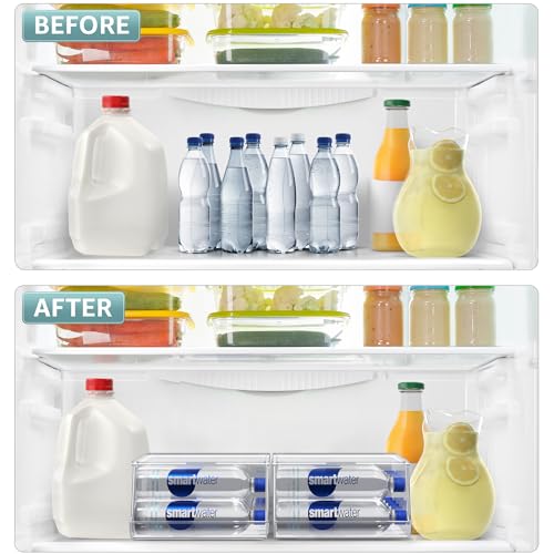 Water Bottle Organizer for Refrigerator & Pantry (2 Count)