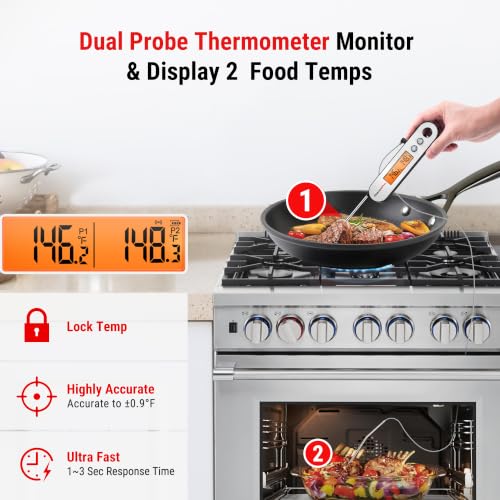 TempSwift Rechargeable Digital Meat Thermometer for Cooking