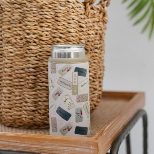CanSok Sleeve for Beer & Soda Insulated Neoprene Cover (Daily Intentions / 12oz Can Sleeve)