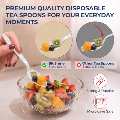 Extra Heavy Duty Plastic Teaspoons