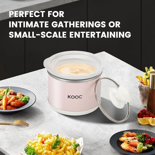 0.65 Qt Mini Slow Cooker with Free Liners Included