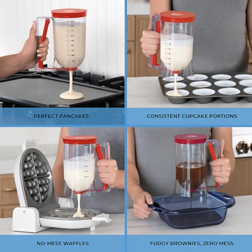 Pancake Batter Dispenser (Red)