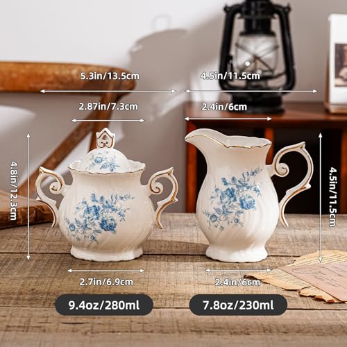 Sugar and Creamer Set Ceramic