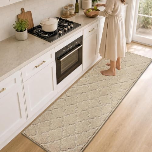 Kitchen Runner Rugs Non (Warm Beige / 24"X 72")