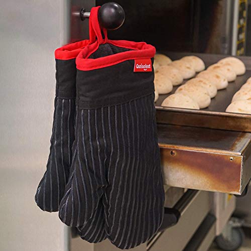 Oven Mitts and Pot Holders Set (Oven Mitts and Pot Holders Set Black)