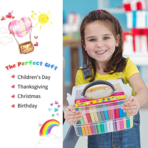 50 Colors Oven Bake Polymer Clay Kit