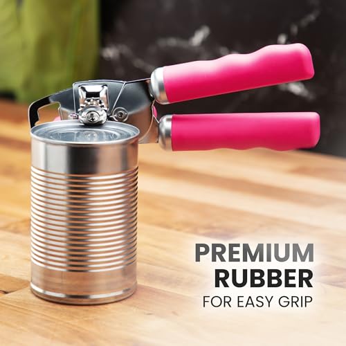 Heavy Duty Stainless Steel Can Opener Manual with Bottle Opener