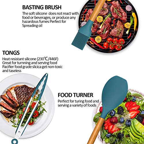 Kitchen Cooking Utensils Set (Dark Blue)
