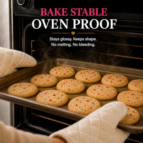 Assorted Edible Sprinkles Pack of 5 (5 Ounce)