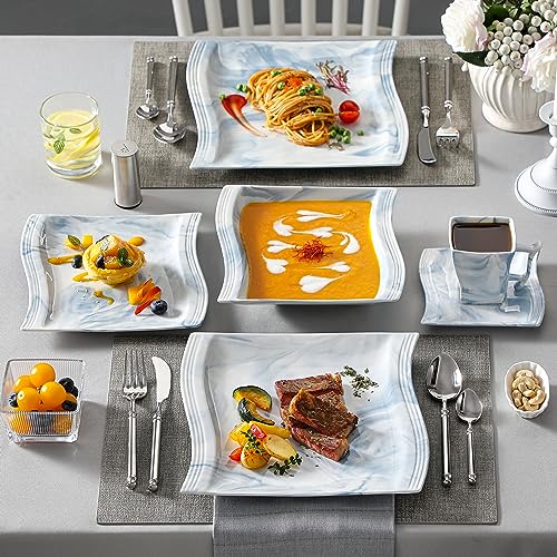 Dinnerware Sets for 6 (30 Piece(Service for 6) / Blue)