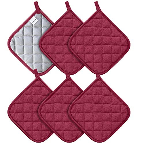6 Pack Pot Holders for Kitchen Clearance (6 Count)