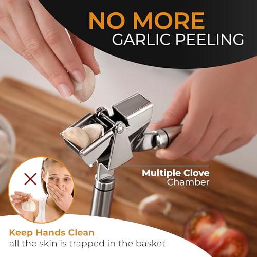 Garlic Press Stainless Steel