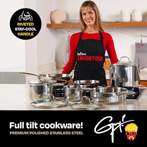 10 Piece Stainless Steel Cookware Set