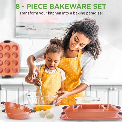 8 Piece Baking Pans Set (8 Piece Set)