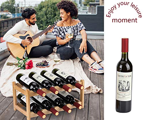 Wine Rack 8 Bottle 2 (2 Tiers)