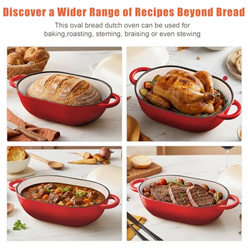 5 QT Enameled Cast Iron Sourdough Bread Oven