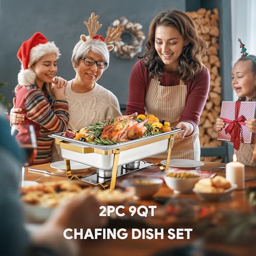 Chafing Dishes for Buffet (2 Packs)