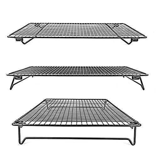 2 Piece Cooling Rack with Collapsible Folding Legs (2 Count)