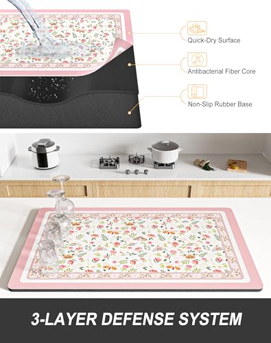 Dish Drying Mat for Kitchen Counter