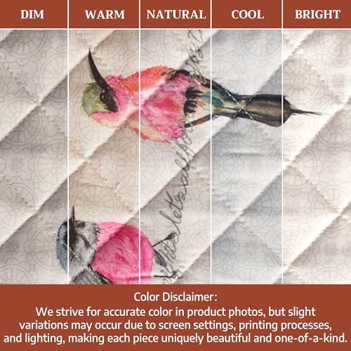 Double Oven Mitts 100% Cotton Double Oven Glove (003 - Birdies on Wire / 7" x 35" (Double Oven Mitt))