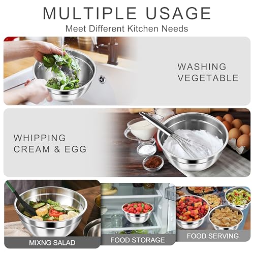 Mixing Bowls with Airtight Lids (Teal Blue / Airtight Lids)