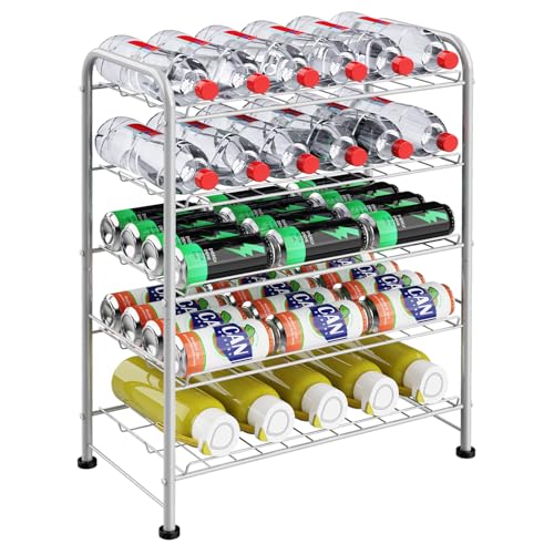 Water Bottle Holder Organizer 5 Tier Water Bottle Storage Rack