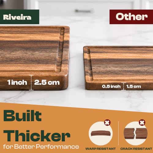Riviera Walnut Cutting Board Set of 3 (Set of 3)