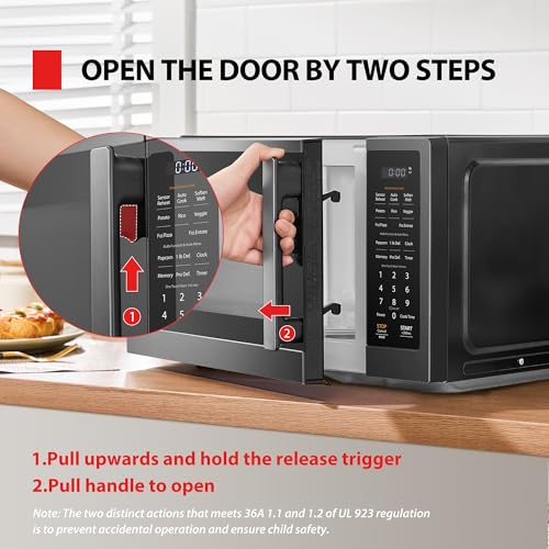 Countertop Microwave Oven with Smart Sensor (Sensor-1.2 Cu.Ft.)