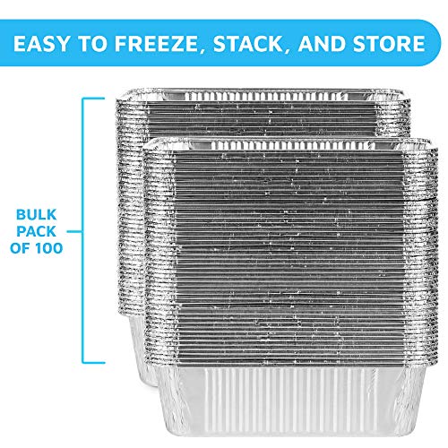 Aluminum Disposable Loaf Pans (100 Count)