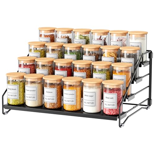4 Tier Spice Rack Organizer for Cabinet