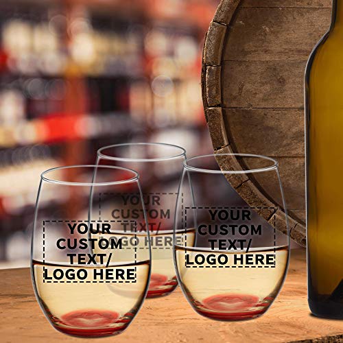100 ARC Stemless Wine Glasses Set (100 Count)