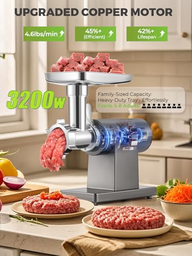 Electric Meat Grinder 3200W Multifunctional