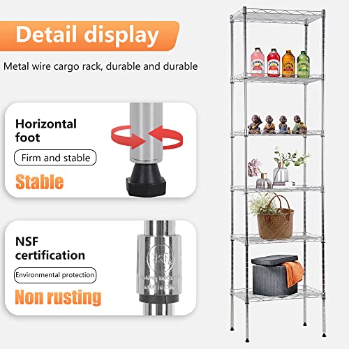 6 Tier Wire Shelf