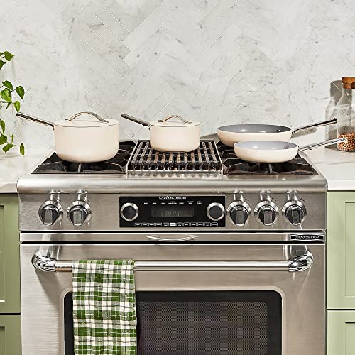 Non Stick Ceramic Mini Cookware Set (Cream)